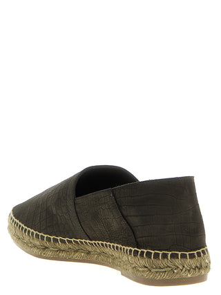 Croc Print Espadrilles