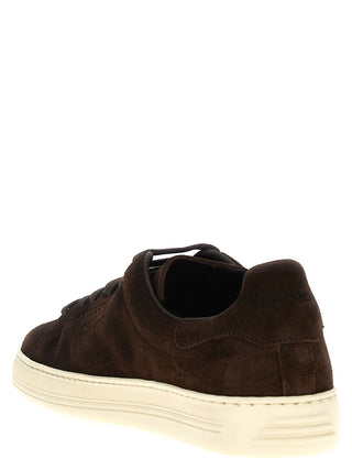 Logo Suede Sneakers