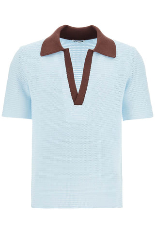 Short-sleeved Polo Shirt In Perfor