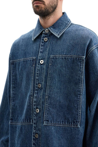 Japanese Denim Overshirt For Men