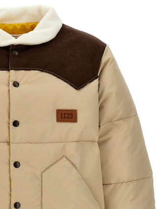 Paneled Down Jacket