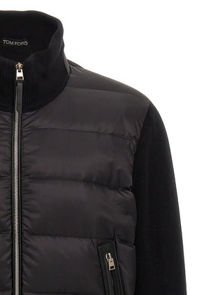 Knit Insert Down Jacket