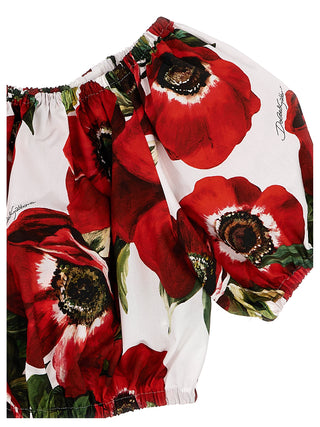 Poppy Print Top