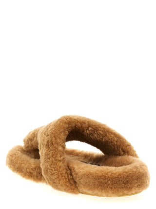 Shearling Sandals