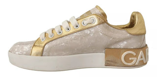 White Portofino Mother Of Pearl Sneakers Casual Shoes