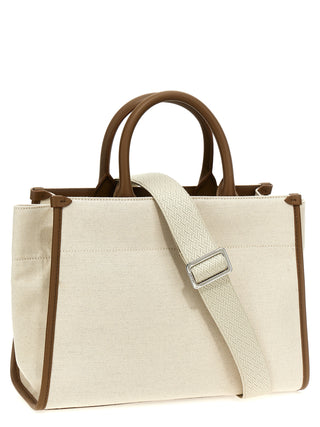 Logo Canvas Shopping Bag