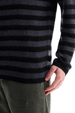 Striped Wool And Mohair Blend Pullover