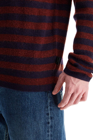 Striped Wool And Mohair Blend Pullover