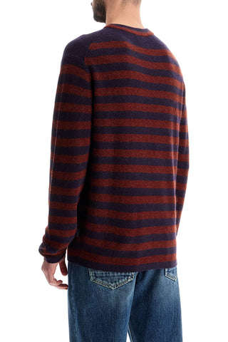 Striped Wool And Mohair Blend Pullover