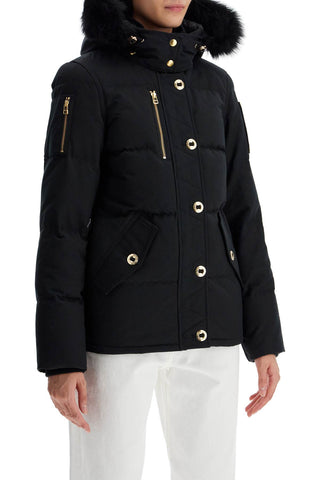 3q Canvas Down Jacket With Shear