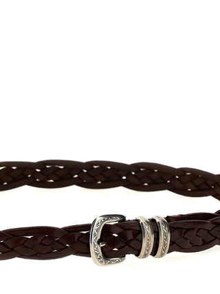 Buckle Engravings Woven Belt