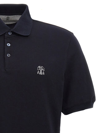 Logo Print Polo Shirt