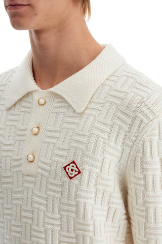 Woolen Polo-style Pullover