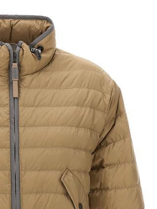 Monile Detail Down Jacket