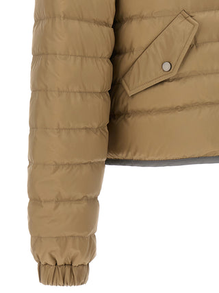 Monile Detail Down Jacket