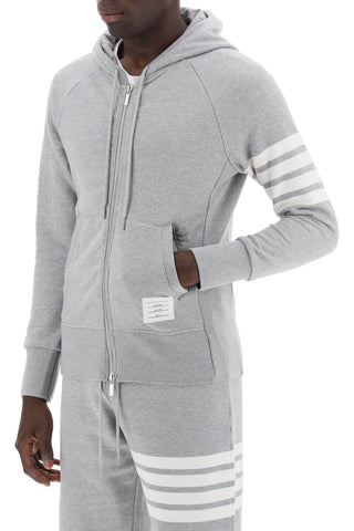 4-bar Zip-up Hoodie