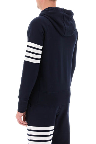 4-bar Zip-up Hoodie