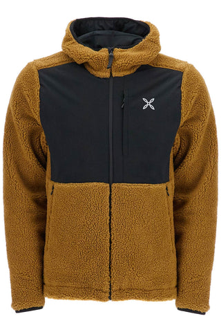 Sherpa Zip-up Hoodie With Hood And