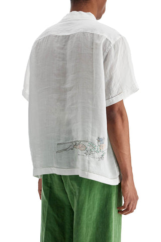 Embroidered Linen Shirt