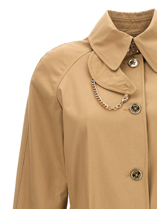 Chain Belt Trench Coat