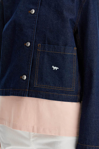 Cropped Denim Jacket For Women