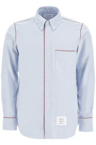 Button-down Shirt With Gros-grain Trim