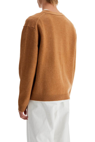 Fox Head Wool Cardigan With