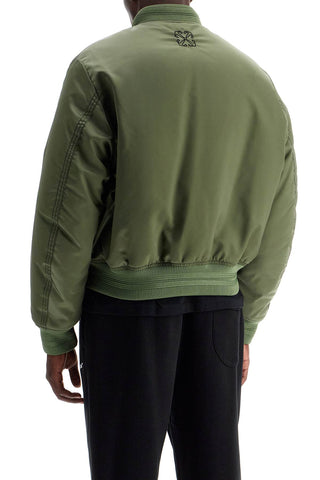 Padded Nylon Bomber Jacket