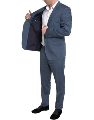 Blue 2 Piece Single Breasted Napoli Suit