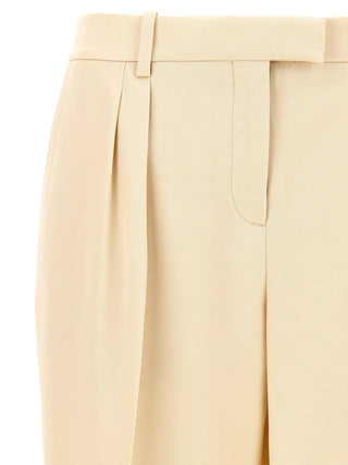 Pants With Front Pleats