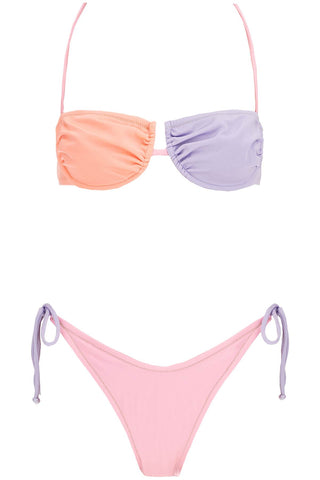 Penny Color-block Bikini Set