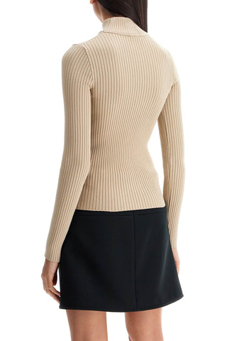 Re-edition Ribbed Funnel-neck Sweater