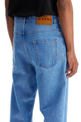 Organic Coated Denim Jeans In