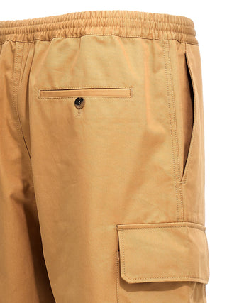 Gabardine Cargo Trousers