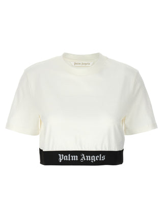 Logo Tape Crop T-shirt