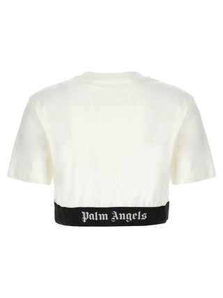 Logo Tape Crop T-shirt