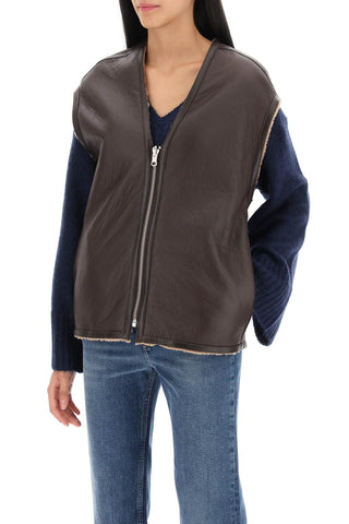 Veronicas Reversible Shearling Vest