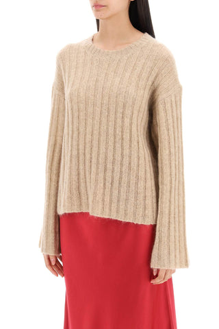 Ribbed Knit Pullover Sweater