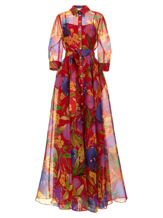 Floral Evening Dress