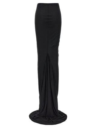 Jersey Pillar Long Skirt