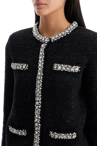 Cardigan With Crystals And Sequ