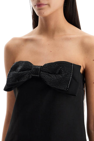 Strapless Top With Bow