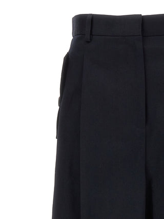 Loose Leg Front Pleat Pants