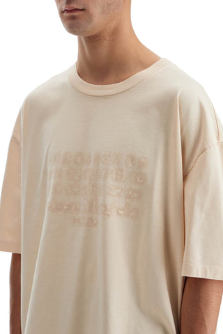 Embroidered Numeric Logo T-shirt