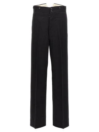 Strap Wool Pants