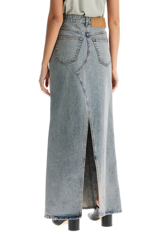 Maxi Denim Skirt In Seven