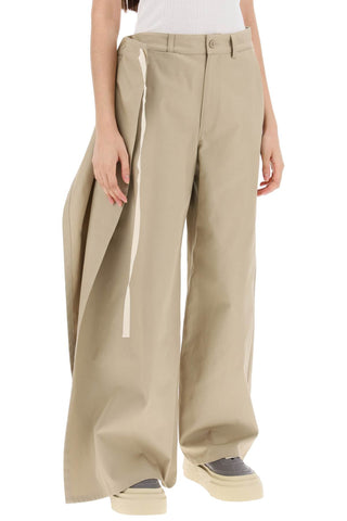 Cotton Gabardine Trousers