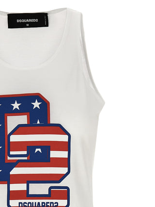 Logo Print Tank Top