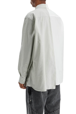 Asymmetric Numeric Shirt With