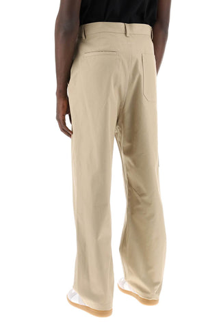 Loose Straight Leg Pants With A